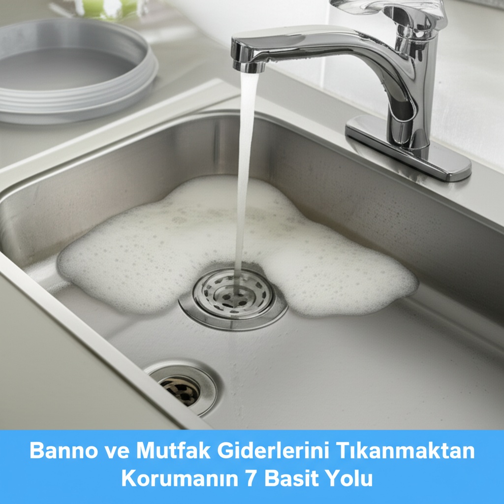 Banyo ve Mutfak Giderlerini Tıkanmaktan Korumanın 7 Basit Yolu