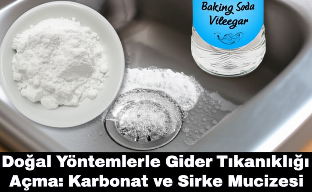 Doğal Yöntemlerle Gider Tıkanıklığı Açma: Karbonat ve Sirke Mucizesi