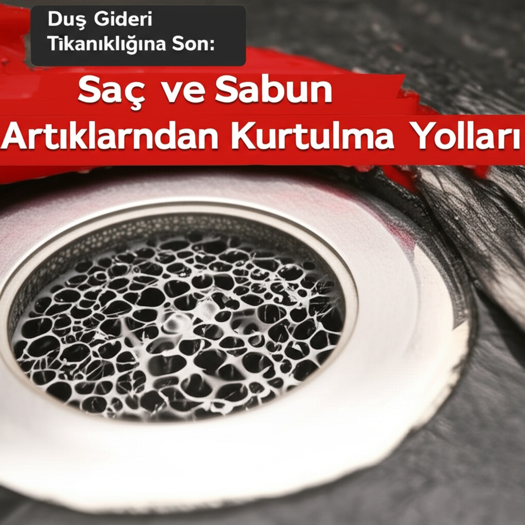 Duş Gideri Tıkanıklığına Son: Saç ve Sabun Artıklarından Kurtulma Yolları