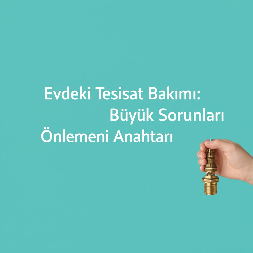 Evdeki Tesisat Bakımı: Büyük Sorunları Önlemenin Anahtarı