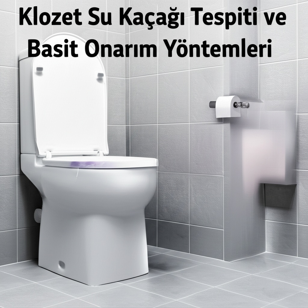 Klozet Su Kaçağı Tespiti ve Basit Onarım Yöntemleri
