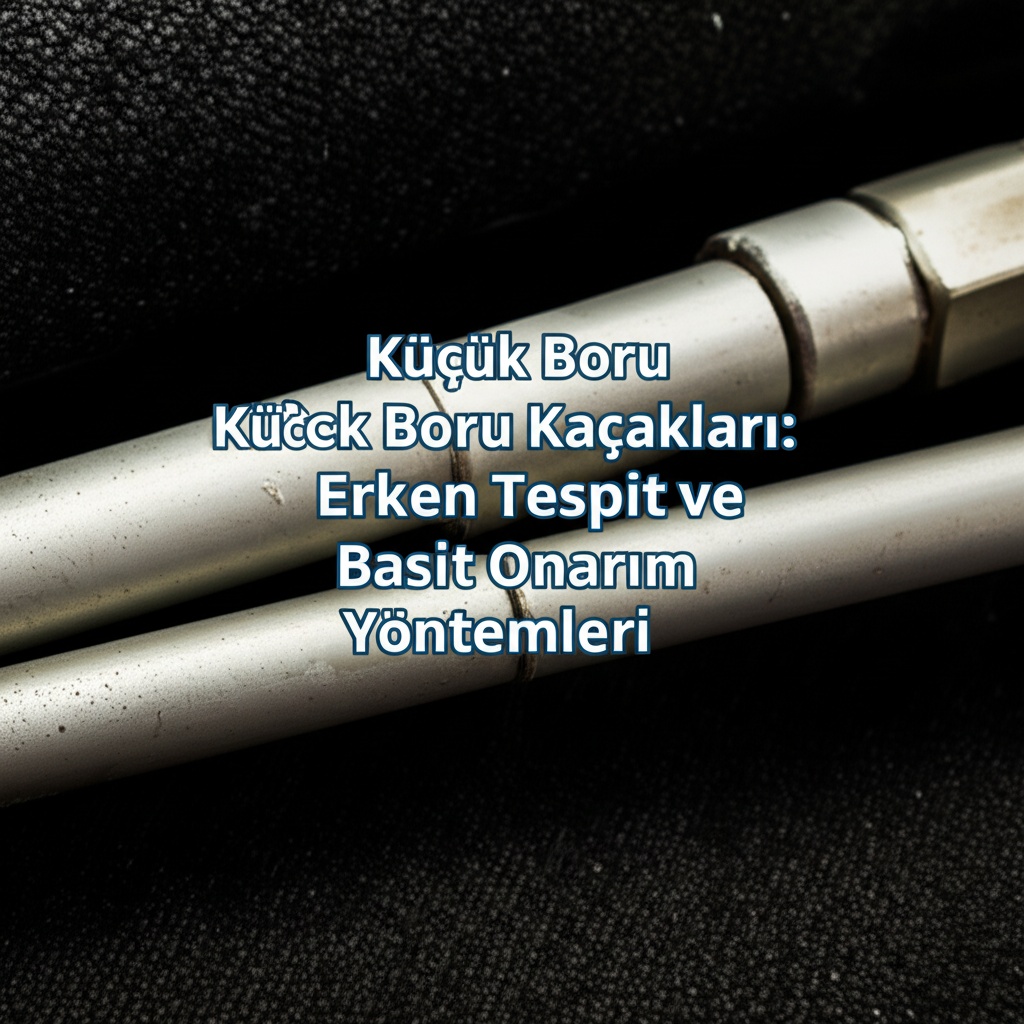 Küçük Boru Kaçakları: Erken Tespit ve Basit Onarım Yöntemleri