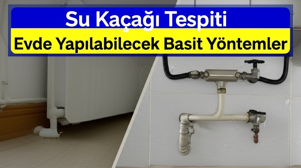 Su Kaçağı Tespiti: Evde Yapılabilecek Basit Yöntemler