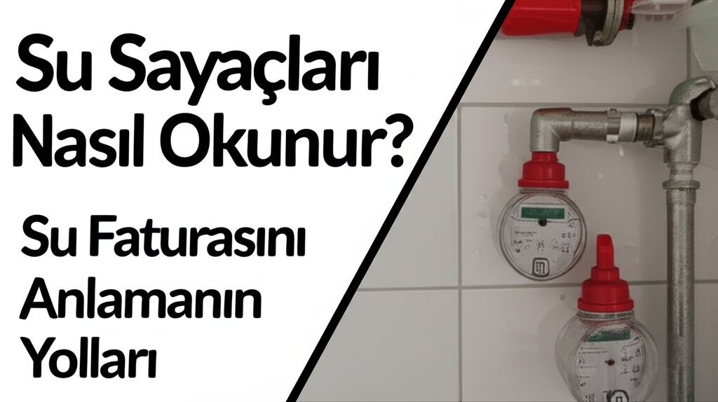 Su Sayaçları Nasıl Okunur? Su Faturasını Anlamanın Yolları