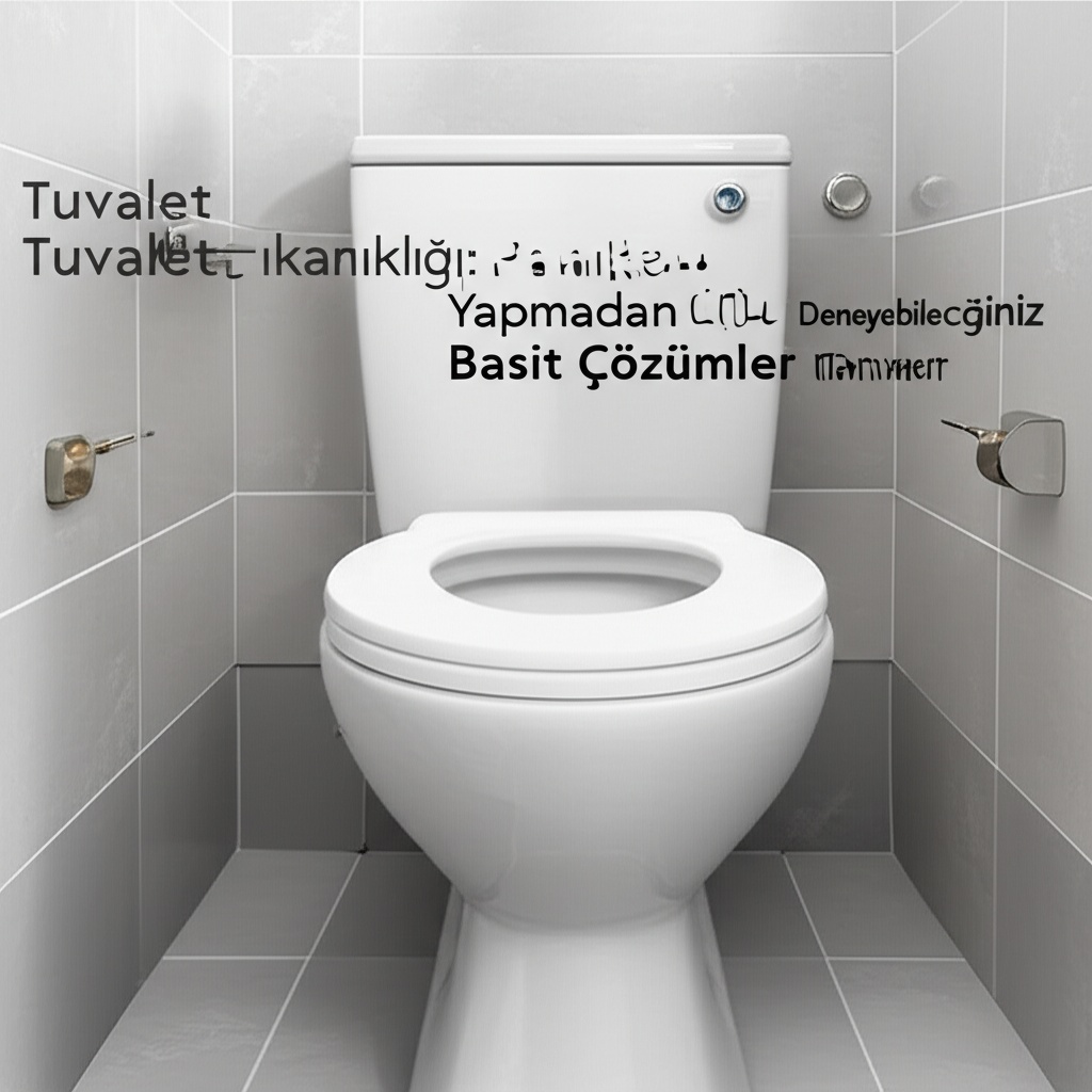 Tuvalet Tıkanıklığı: Panik Yapmadan Önce Deneyebileceğiniz Basit Çözümler